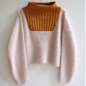 Misha & Puff Bouclé Ski Sweater in Dune